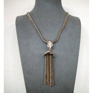 Vintage Judy Lee Gold-Tone Tassel Necklace